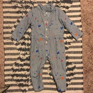 Baby Gap splatter paint romper